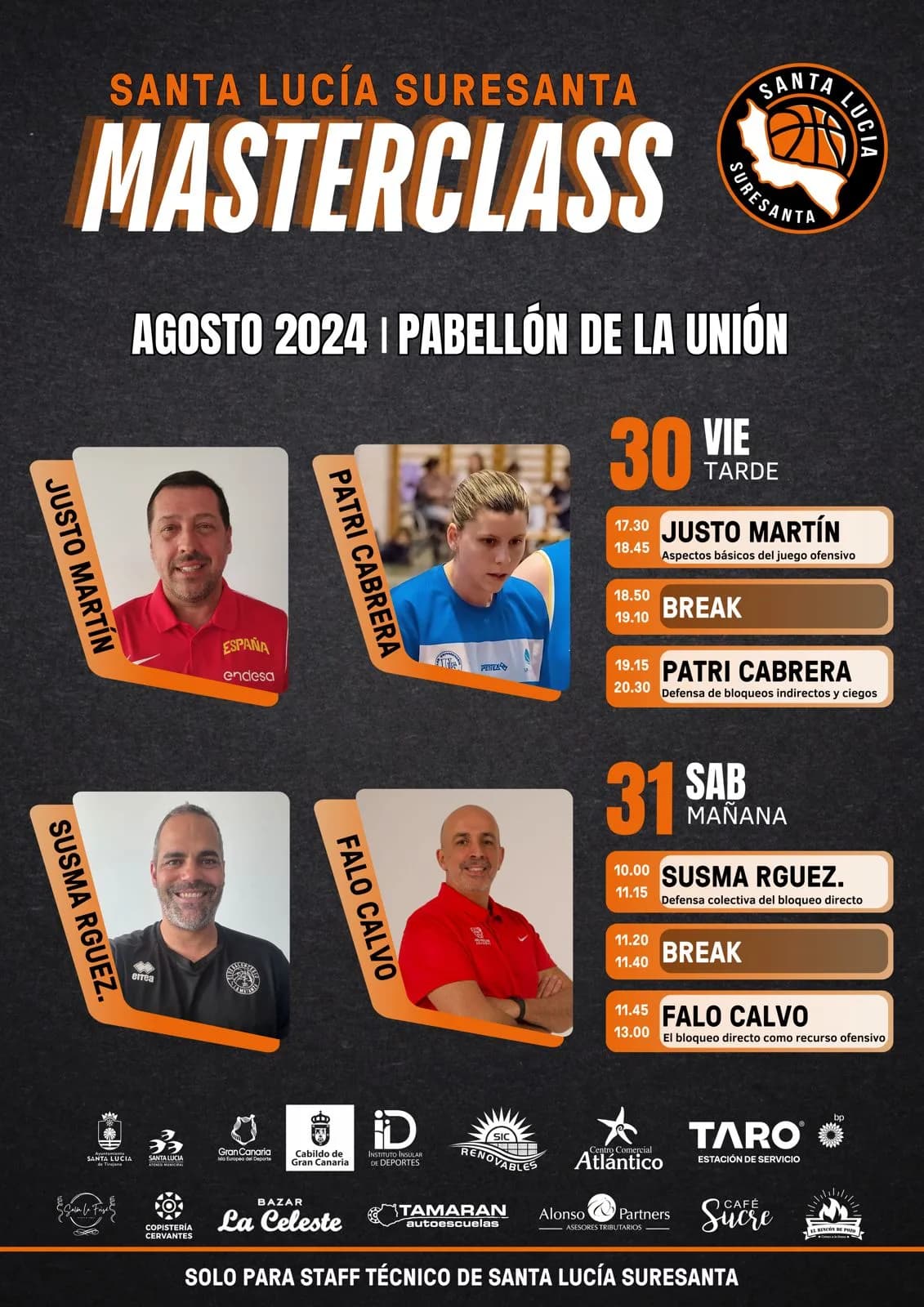 SANTA LUCÍA SURESANTA ARRANCA LA TEMPORADA CON UNA MASTERCLASS