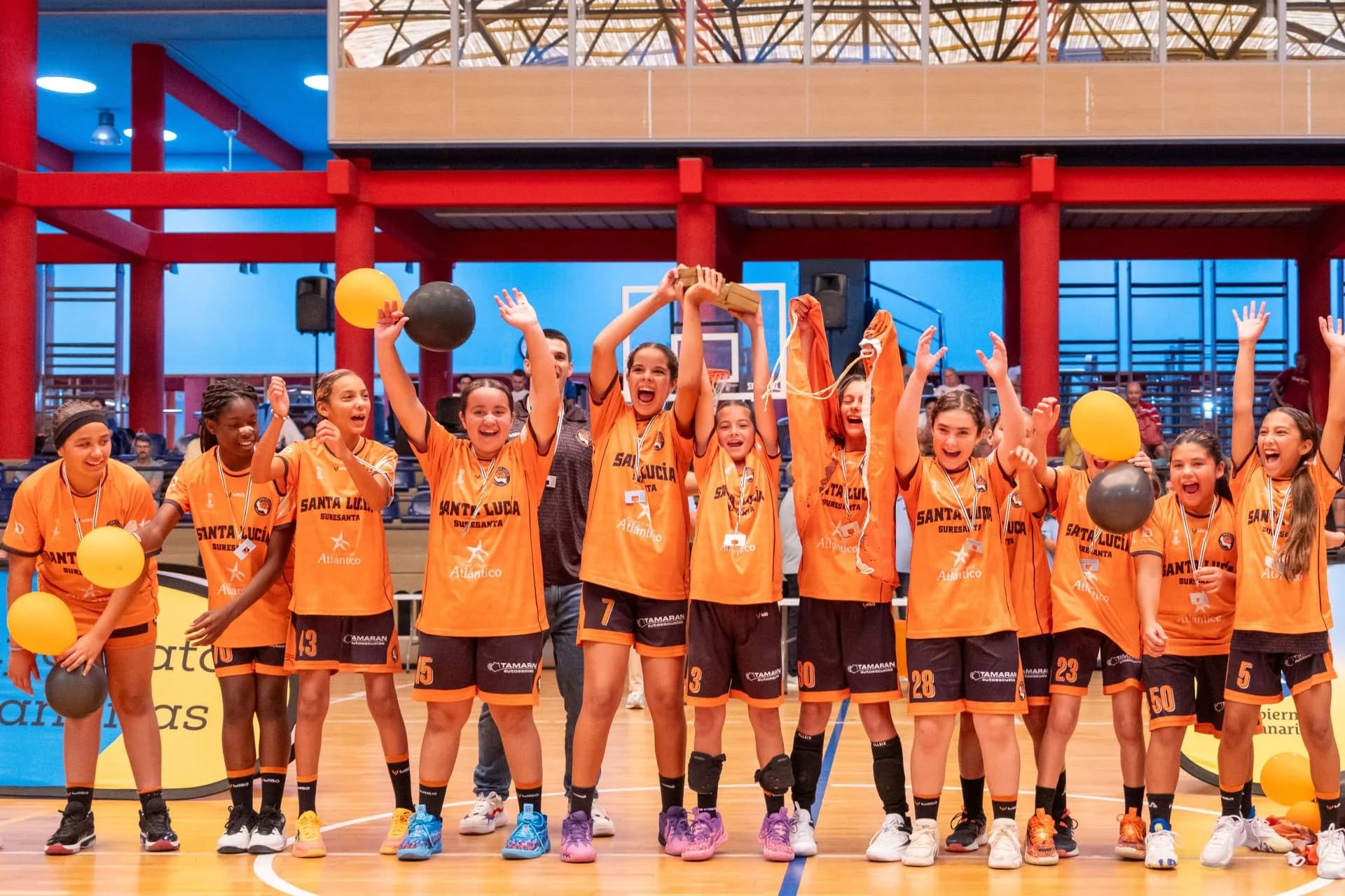 SANTA LUCÍA SURESANTA CAMPEONA DE CANARIAS PREMINI FEMENINO