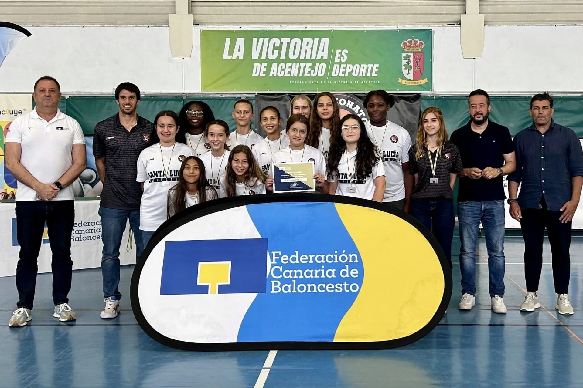 EL PREINFANTIL FEMENINO DE SANTA LUCÍA SURESANTA SEXTAS EN EL CAMPEONATO DE CANARIAS